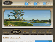 Tablet Screenshot of perdidobaygolf.com